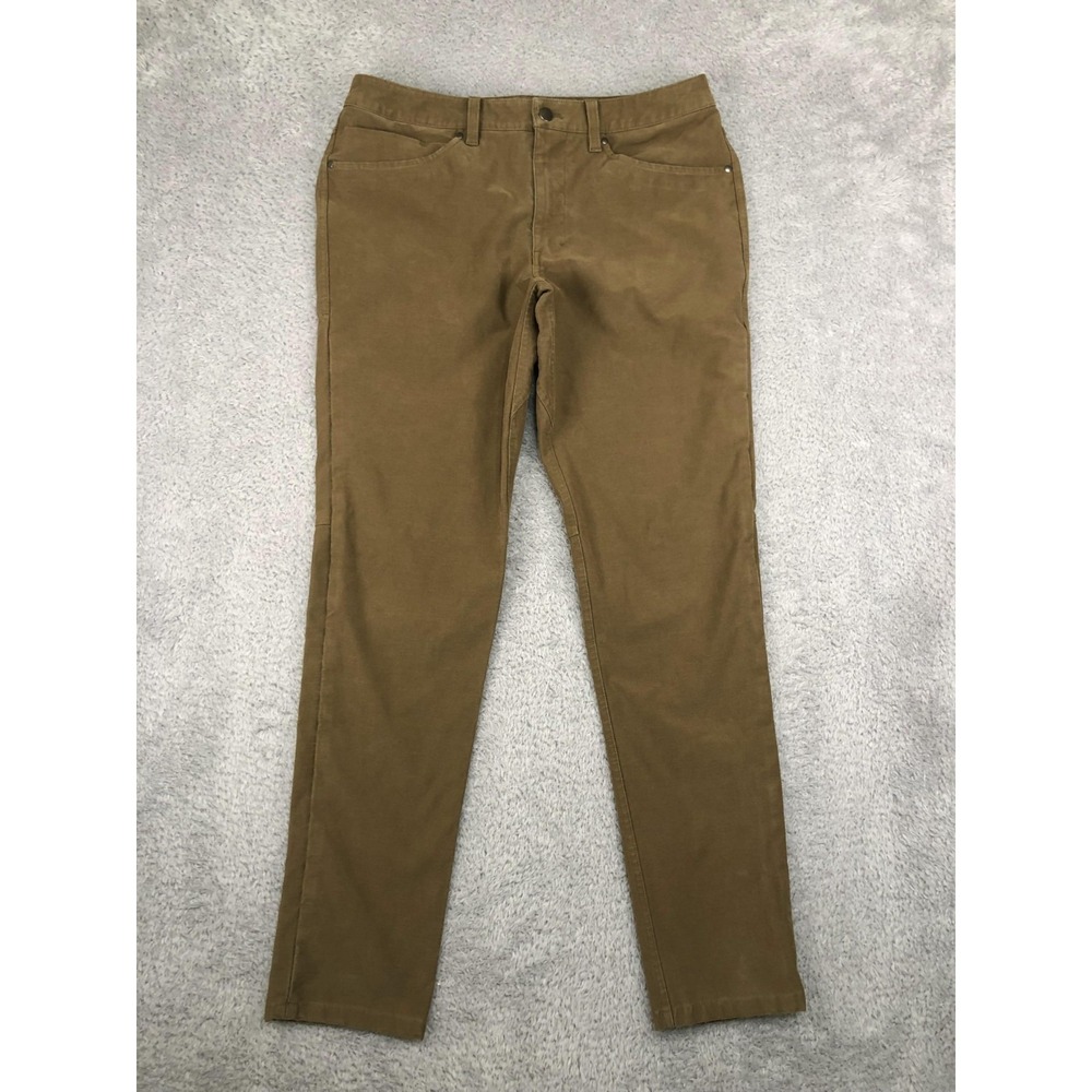 Lululemon ABC Slim Utilitech Pants Mens 32x31 Brown LM5ABNS